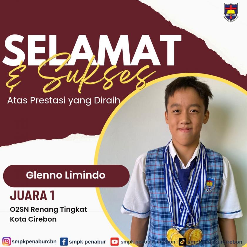 Juara 1 Lomba Renang O2SN Kota Cirebon