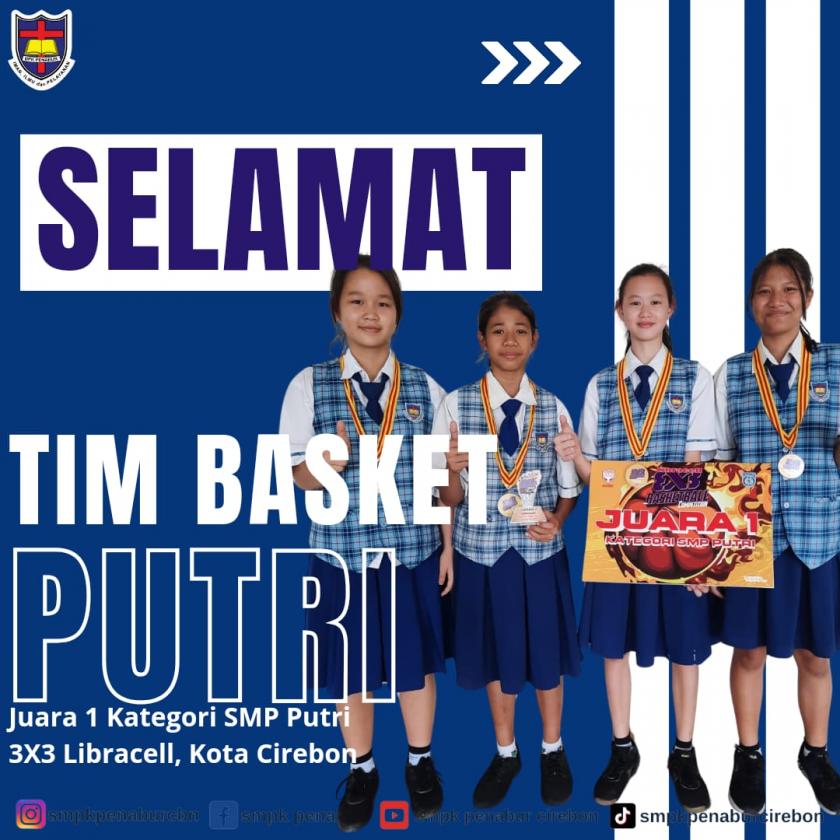 Juara 2 Kategori SMP Putri 3X3 Libracell