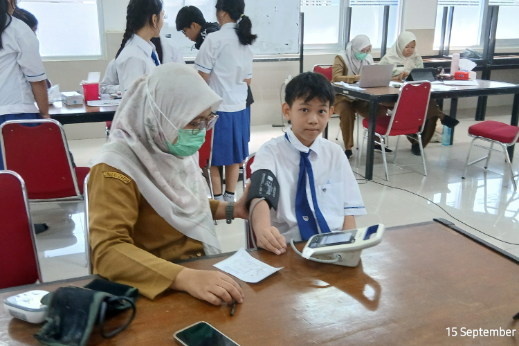 Cek Kesehatan Gratis Siswa SMPK PENABUR Cirebon